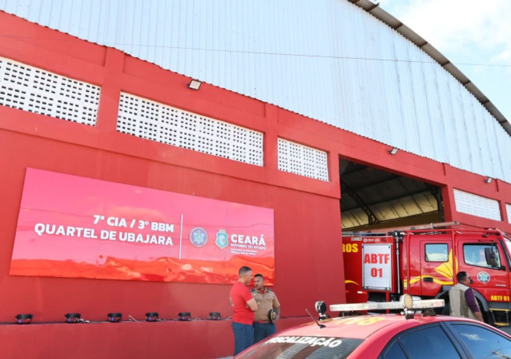 Novo quartel do Corpo de Bombeiros Militar inaugurado em Ubajara, na Serra da Ibiapaba.